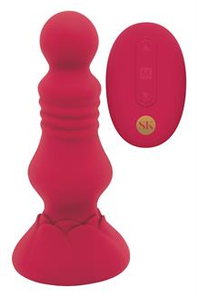 Remote Vibrating Floret Buttplug