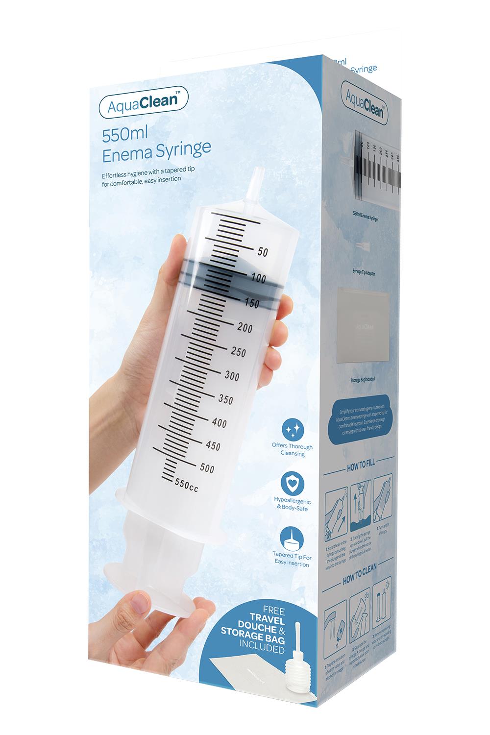 AQUACLEAN NEMA SYRINGE 550CC