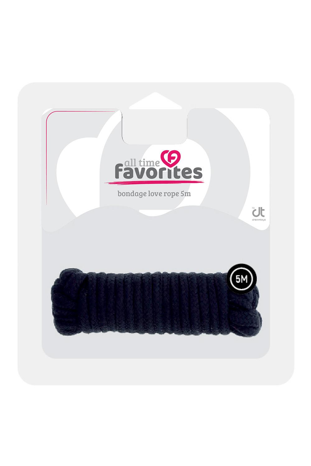 ALL TIME FAVORITES LOVE ROPE - 5M BLACK