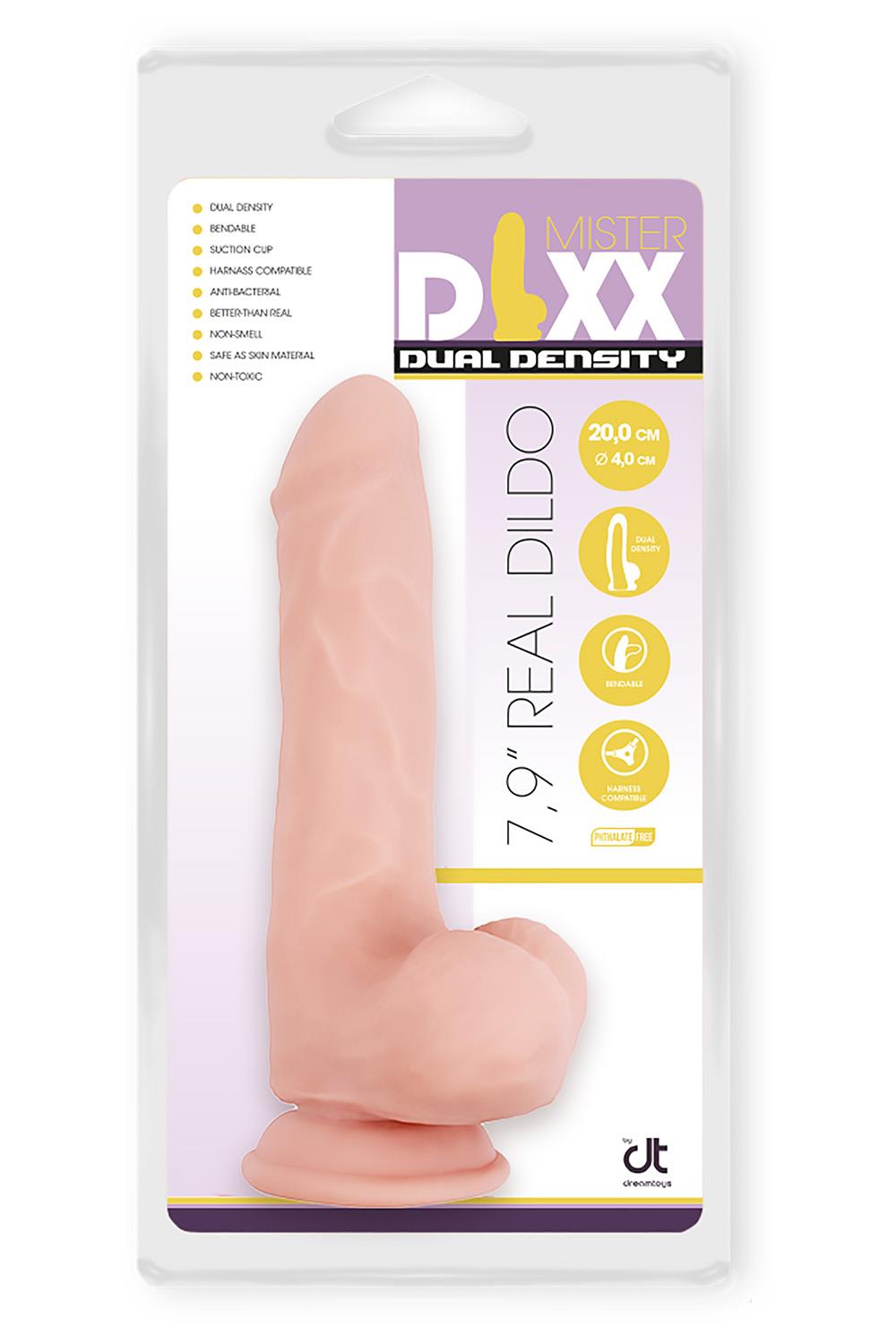 MR. DIXX 7.9 INCH DUAL DENSITY DILDO