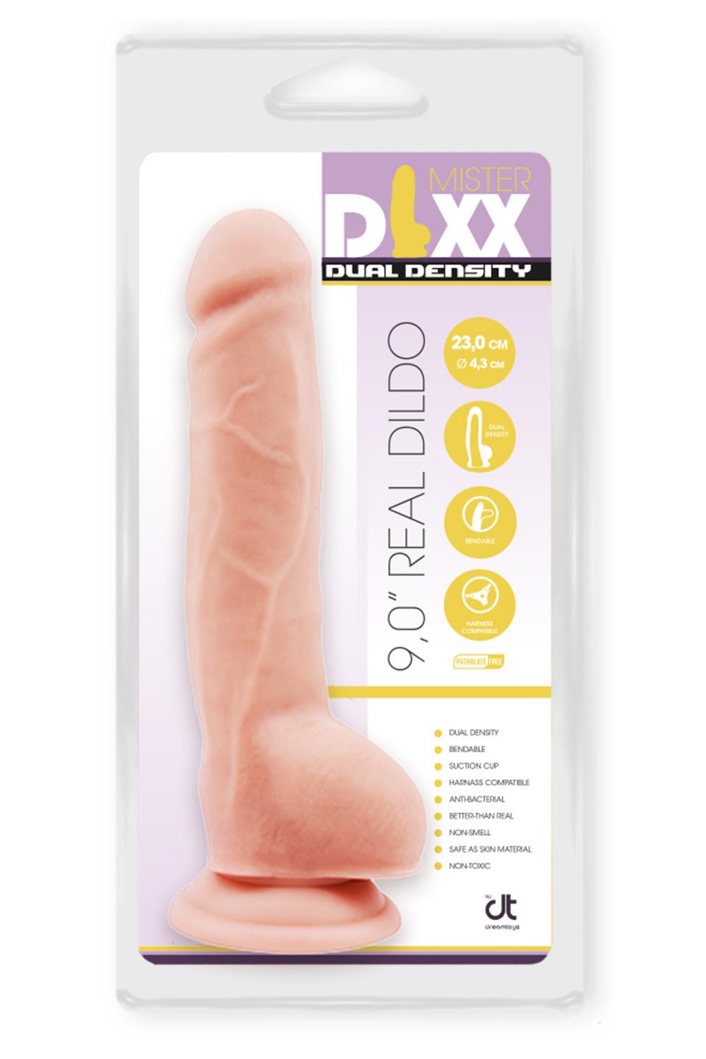 MR. DIXX 9 INCH DUAL DENSITY DILDO