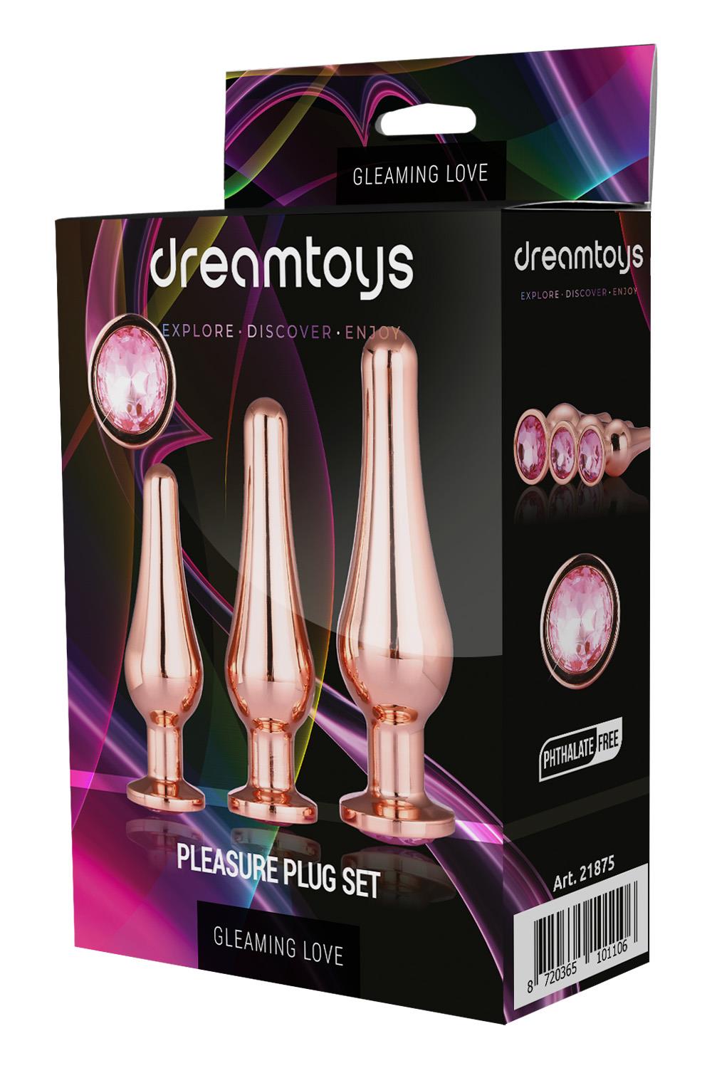 GLEAMING LOVE PLEASURE SET ROSE GOLD