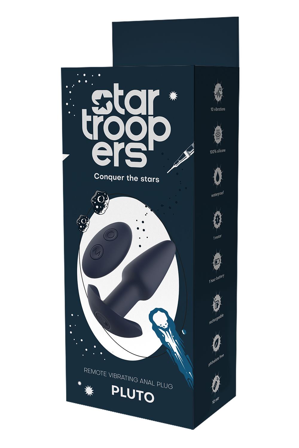 STARTROOPERS PLUTO REMOTE VIBRATING ANAL PLUG