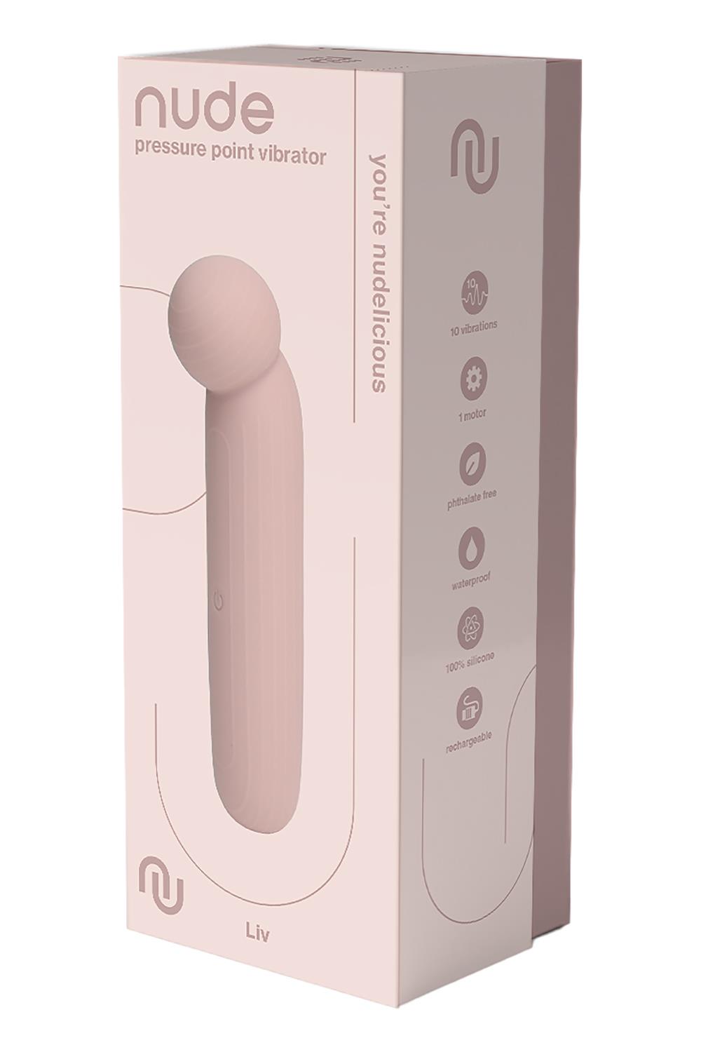 NUDE LIV PRESSURE POINT VIBRATOR - TRAVELSIZE