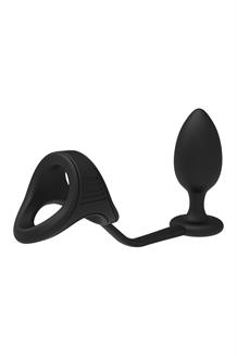 Cockstrap with Anal Plug