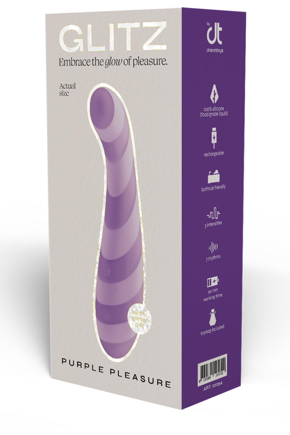 GLITZ PURPLE PLEASURE G-SPOT VIBRATOR