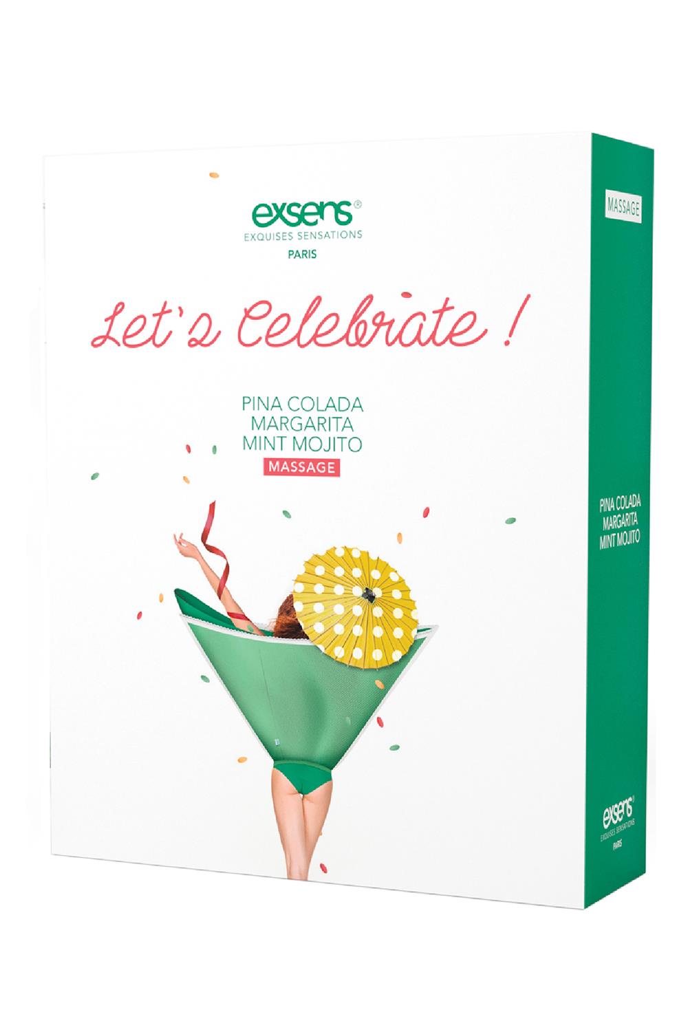 EXSENS GIFT SET LET'S CELEBRATE! 3 x 30ML