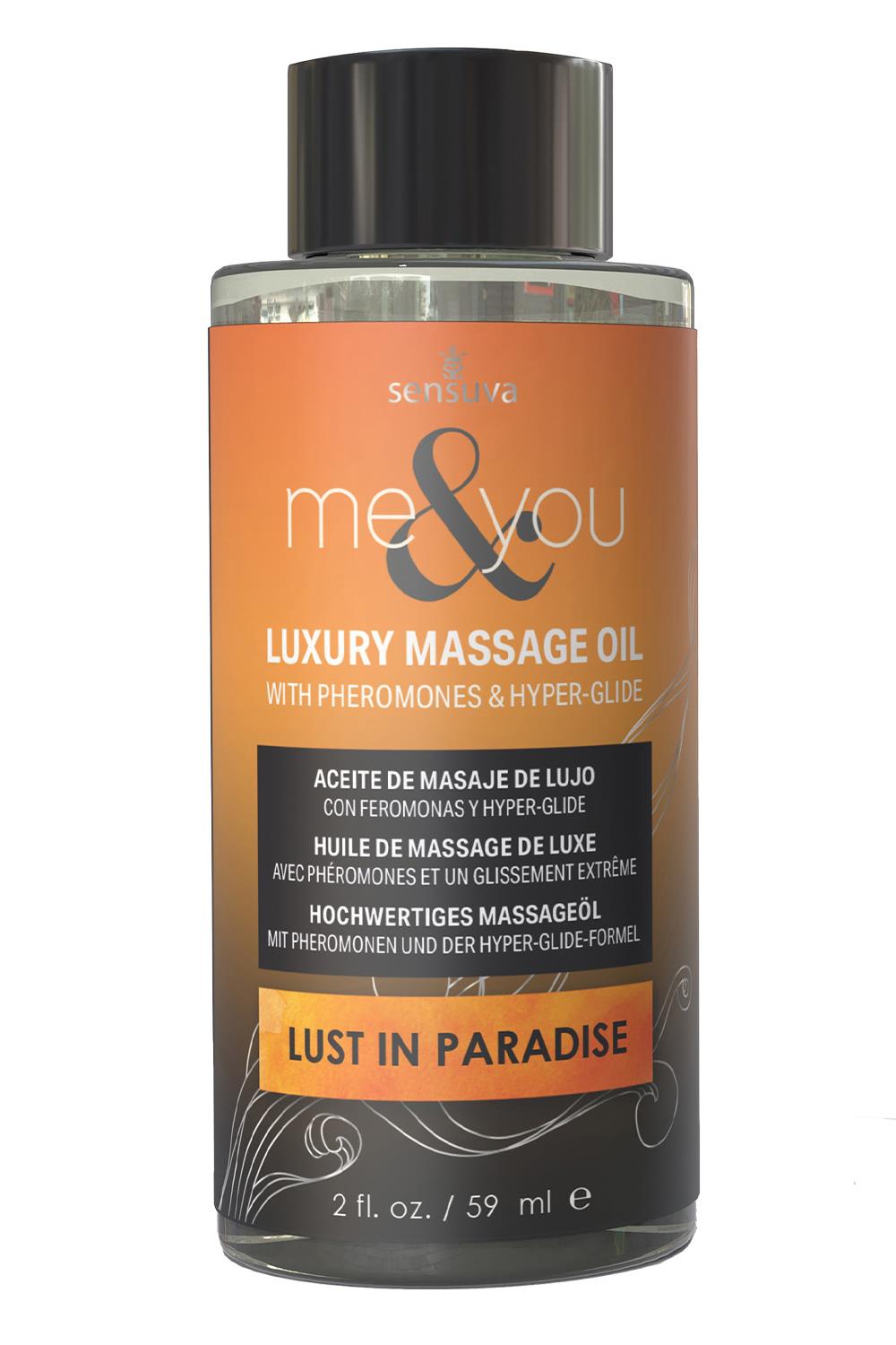 SENSUVA ME AND YOU MASSAGE OIL LUST IN PARADISE  59ML