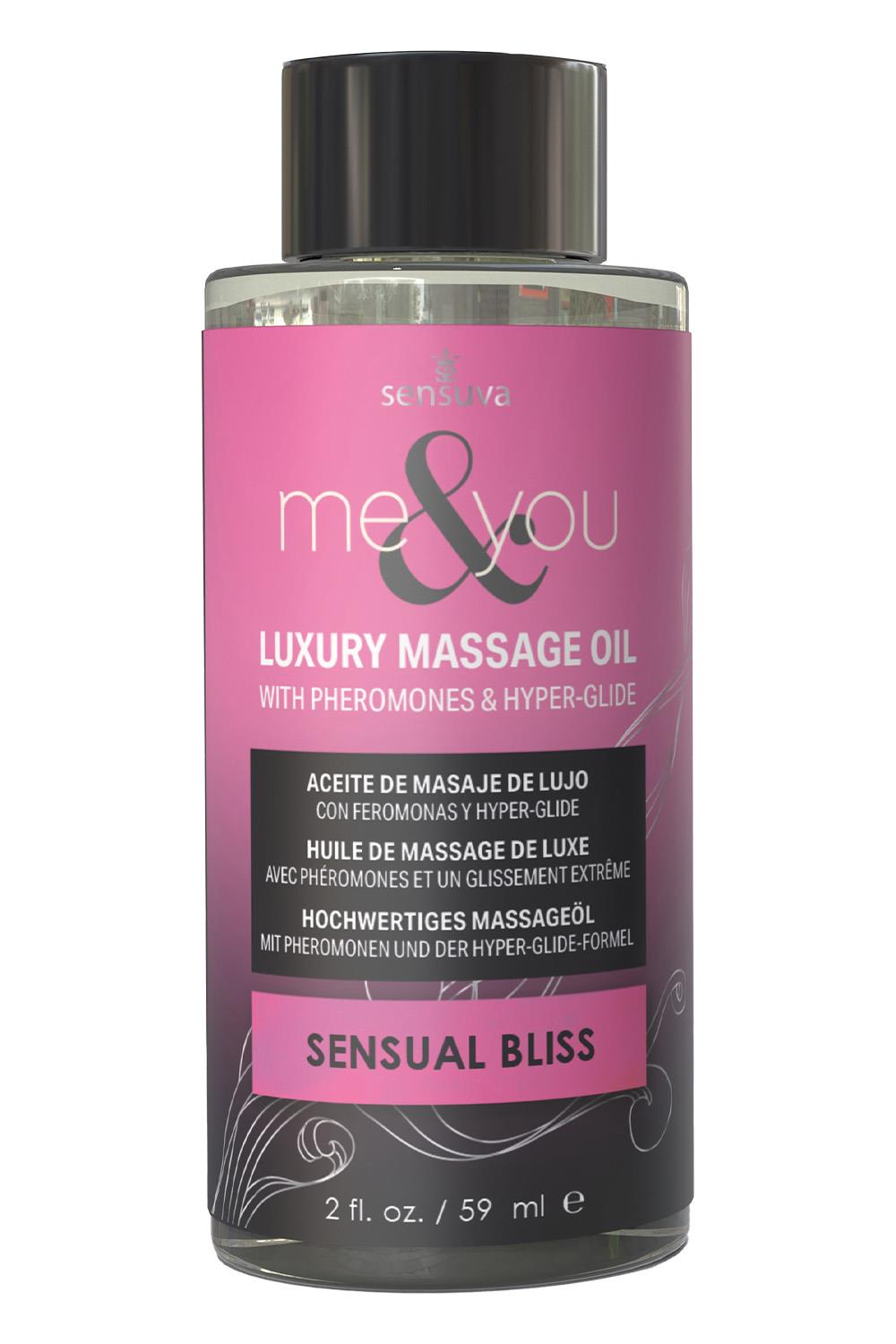 SENSUVA ME AND YOU MASSAGE OIL SENSUAL BLISS  59ML