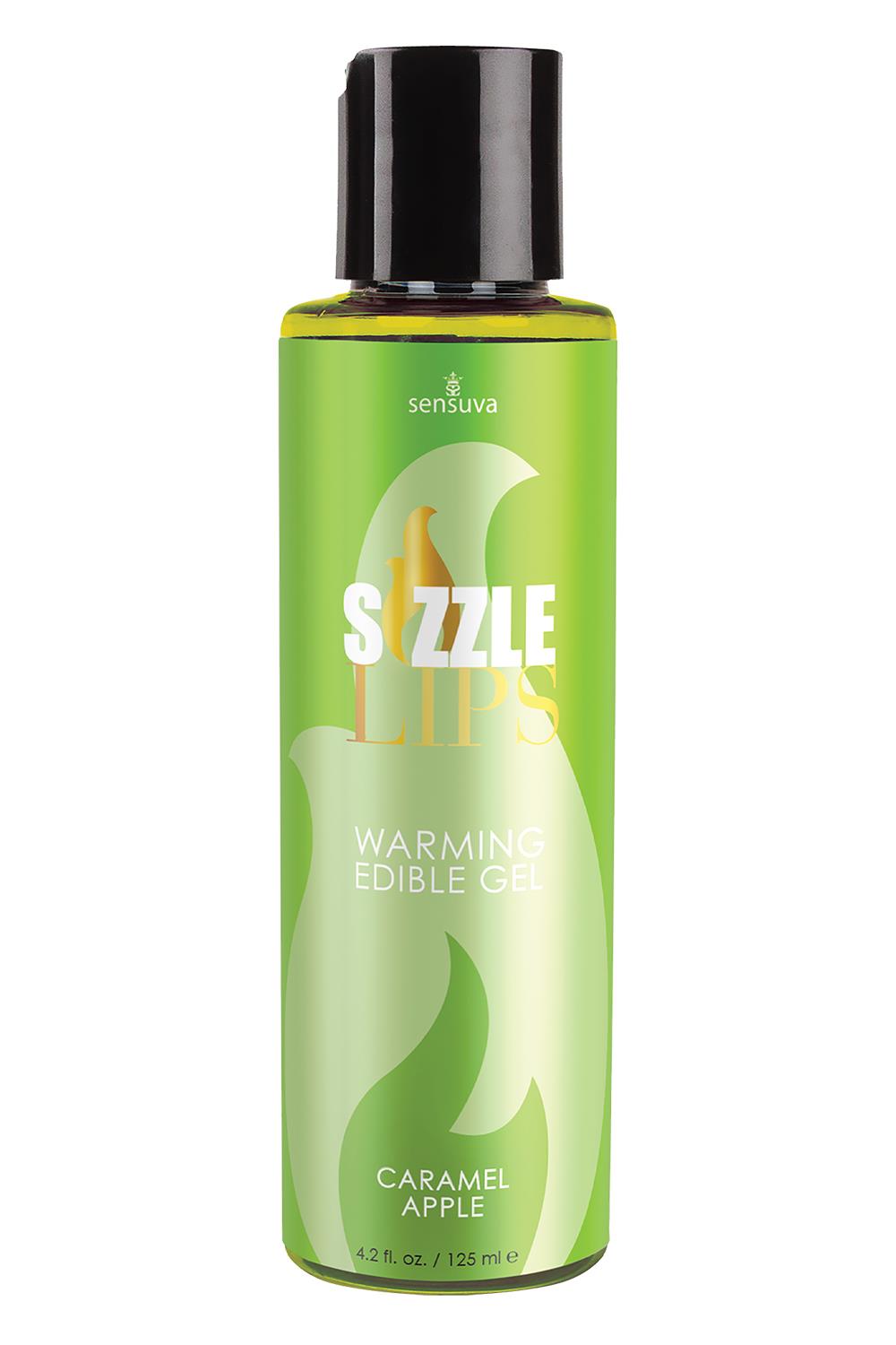 SENSUVA SIZZLE LIPS WARMING GEL CARAMEL APPLE 125ML