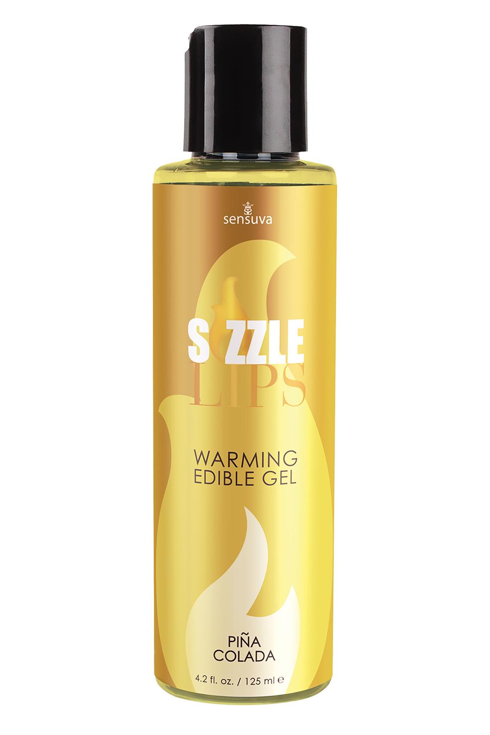 SENSUVA SIZZLE LIPS WARMING GEL PINA COLADA 125ML