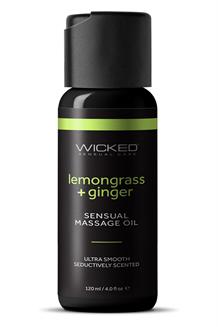 Sensual Massage Oil Lemongrass Ginger 120ml