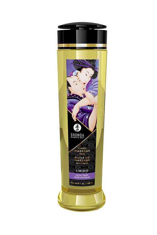 EROTIC MASSAGE OIL LIBIDO EXOTIC FRUITS 240 ML