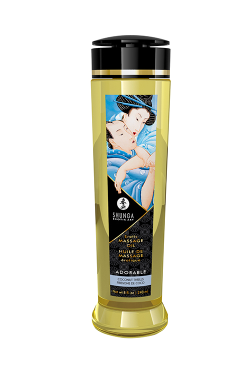 EROTIC MASSAGE OIL ADORABLE COCONUT 240ML