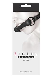 SINFUL BAR GAG BLACK