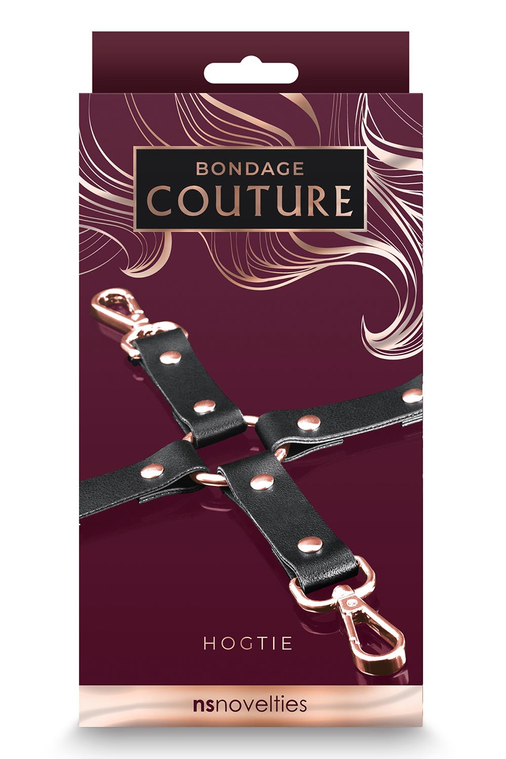 BONDAGE COUTURE HOG TIE BLACK