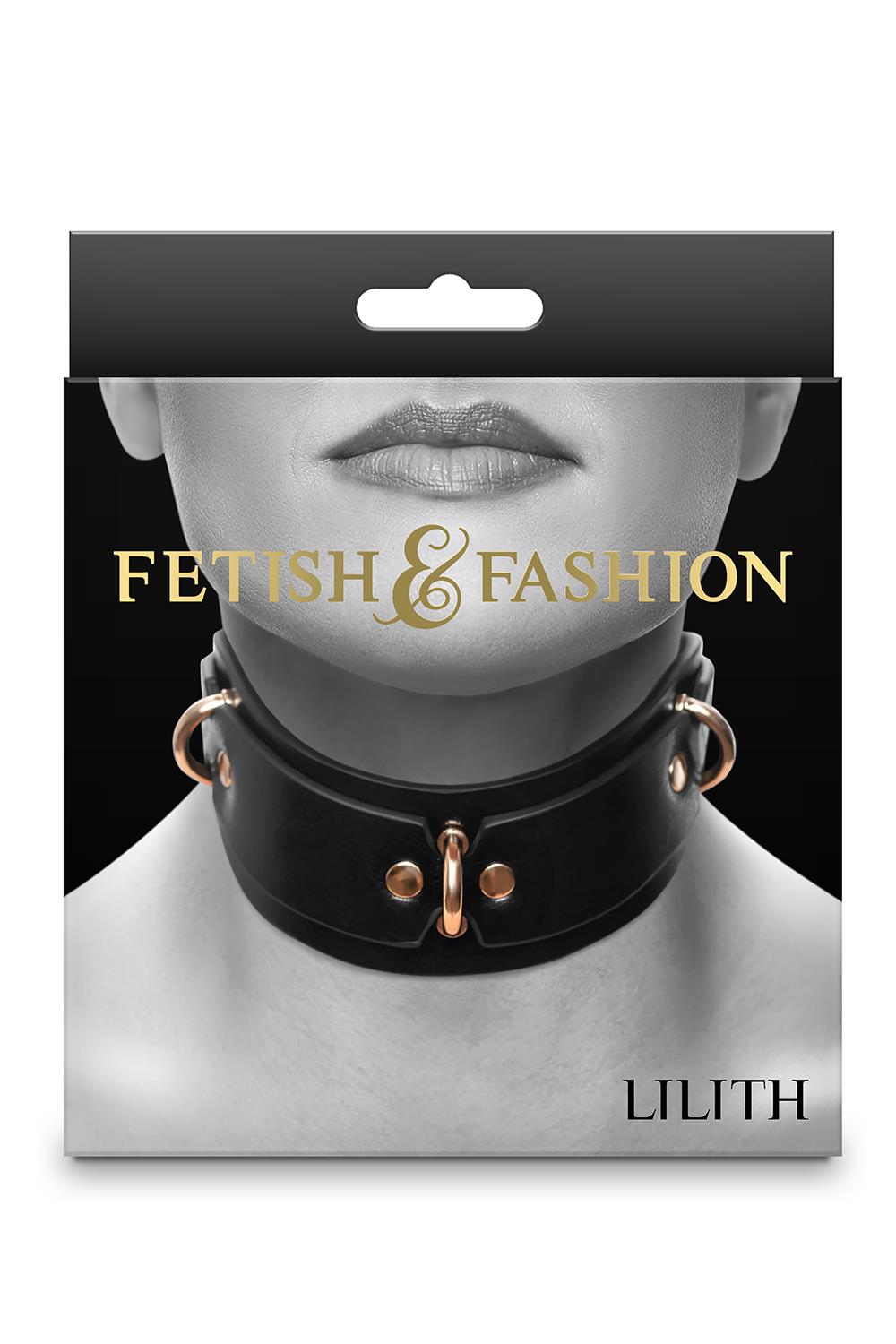 FETISH & FASHION LILITH COLLAR BLACK