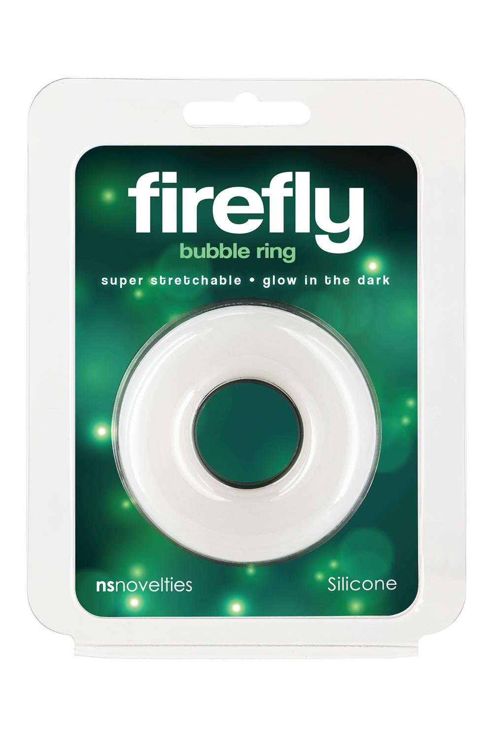 FIREFLY BUBBLE RING LARGE WHITE