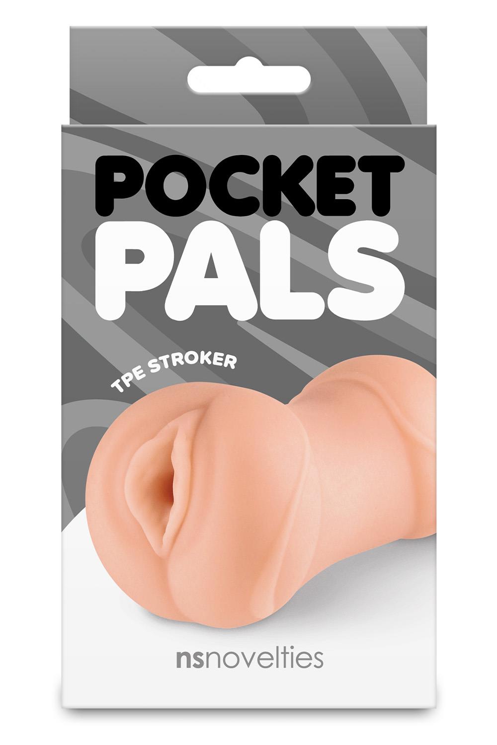 POCKET PALS VAGINA STROKER TAN