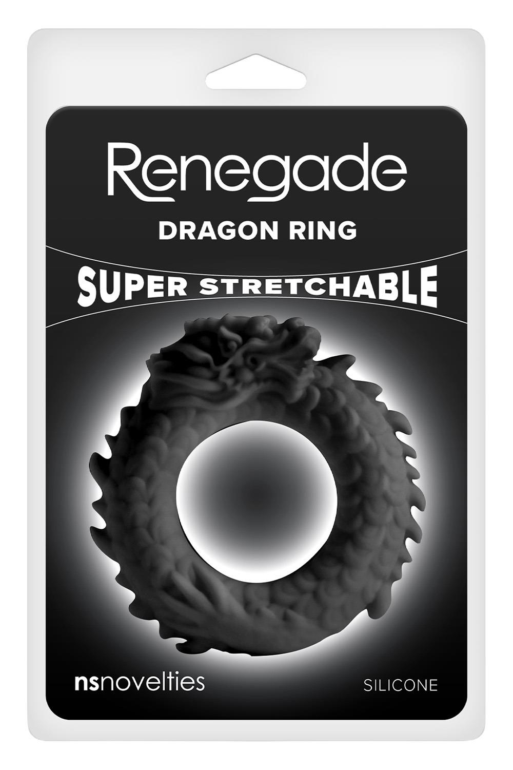 RENEGADE DRAGON RING BLACK