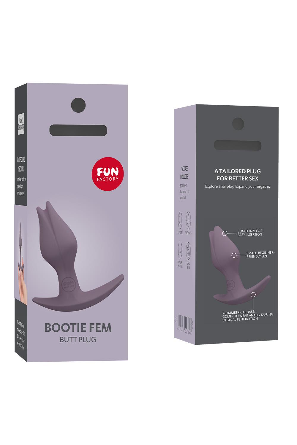 FUN FACTORY BOOTIE FEM DARK TAUPE