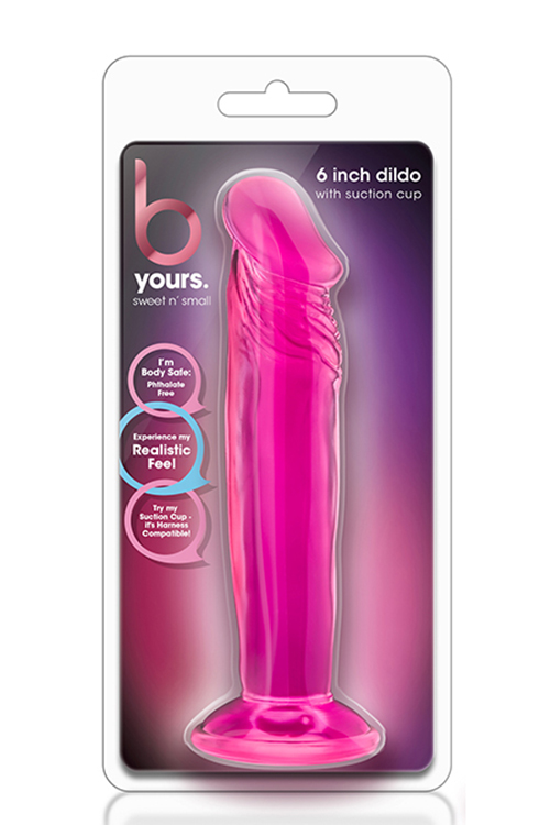 B YOURS SWEET N SMALL 6 INCH DILDO PINK