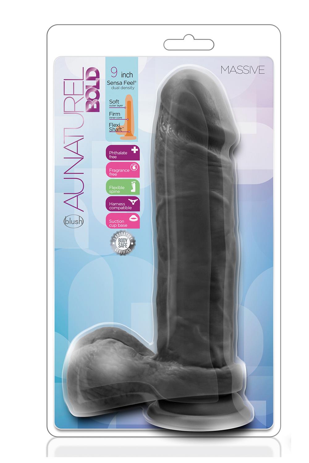 AU NATUREL BOLD MASSIVE 9 INCH DILDO