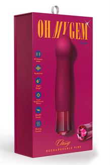 OH MY GEM CLASSY GARNET RED