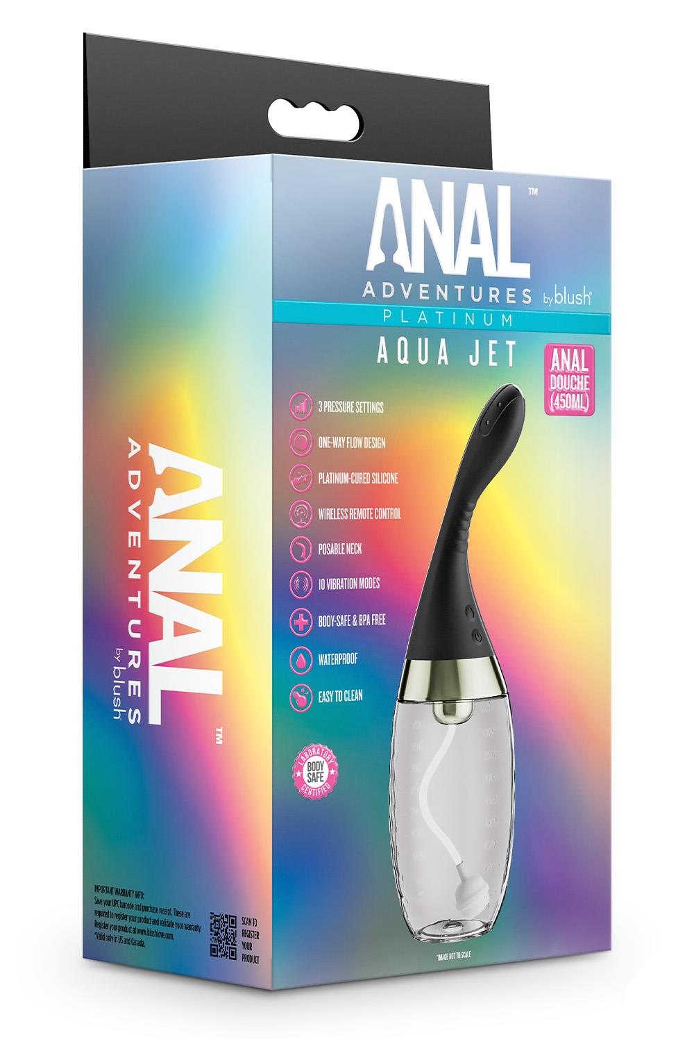 Aqua Jet Black Anal Douche