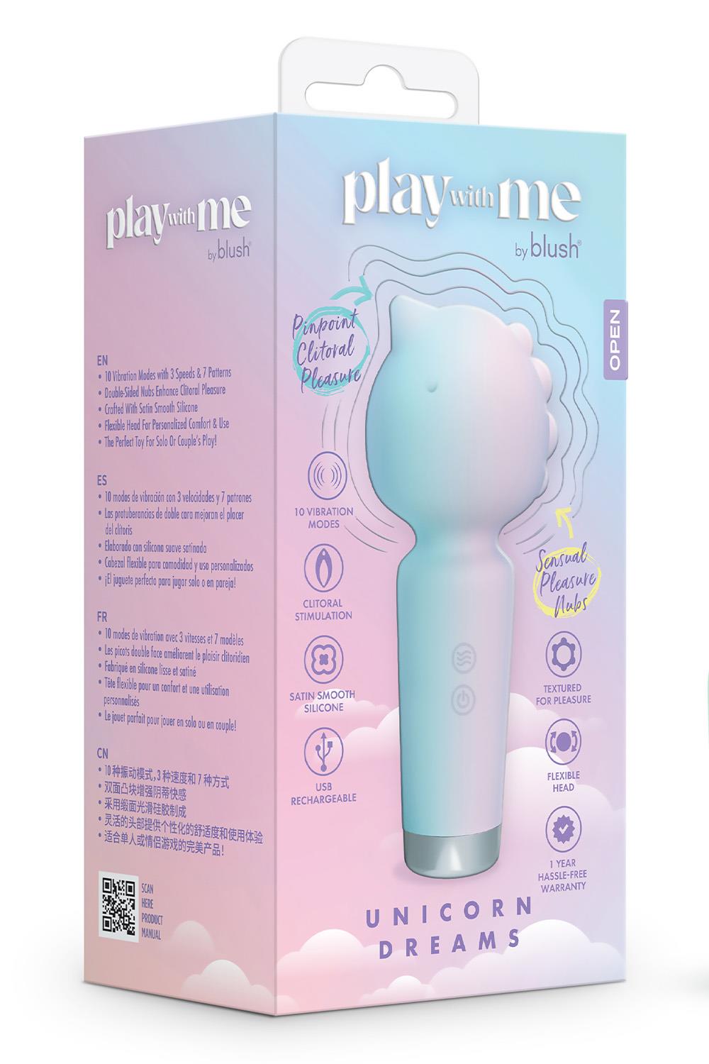 Unicorn Dreams Wand Vibrator