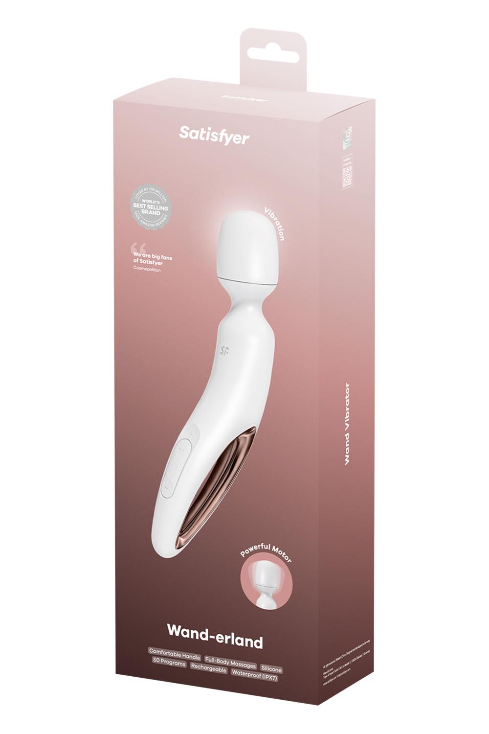 SATISFYER WAND-ERLAND WHITE ROSEGOLD