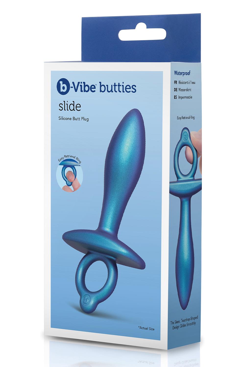 B-VIBE SLIDE SILICONE BUTT PLUG