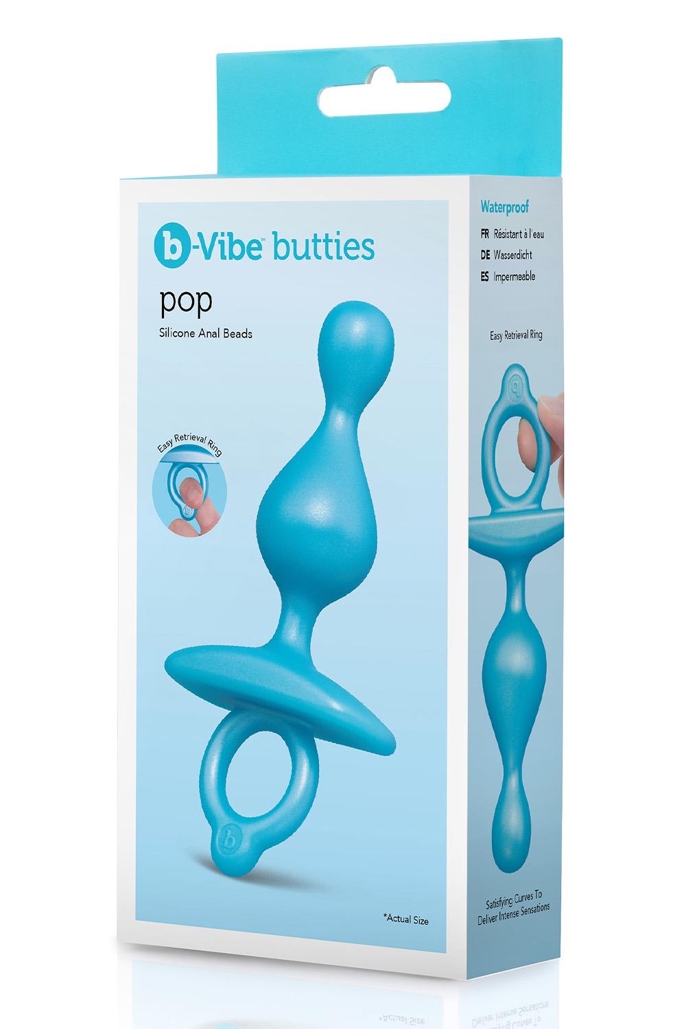 B-VIBE POP SILICONE ANAL BEADS