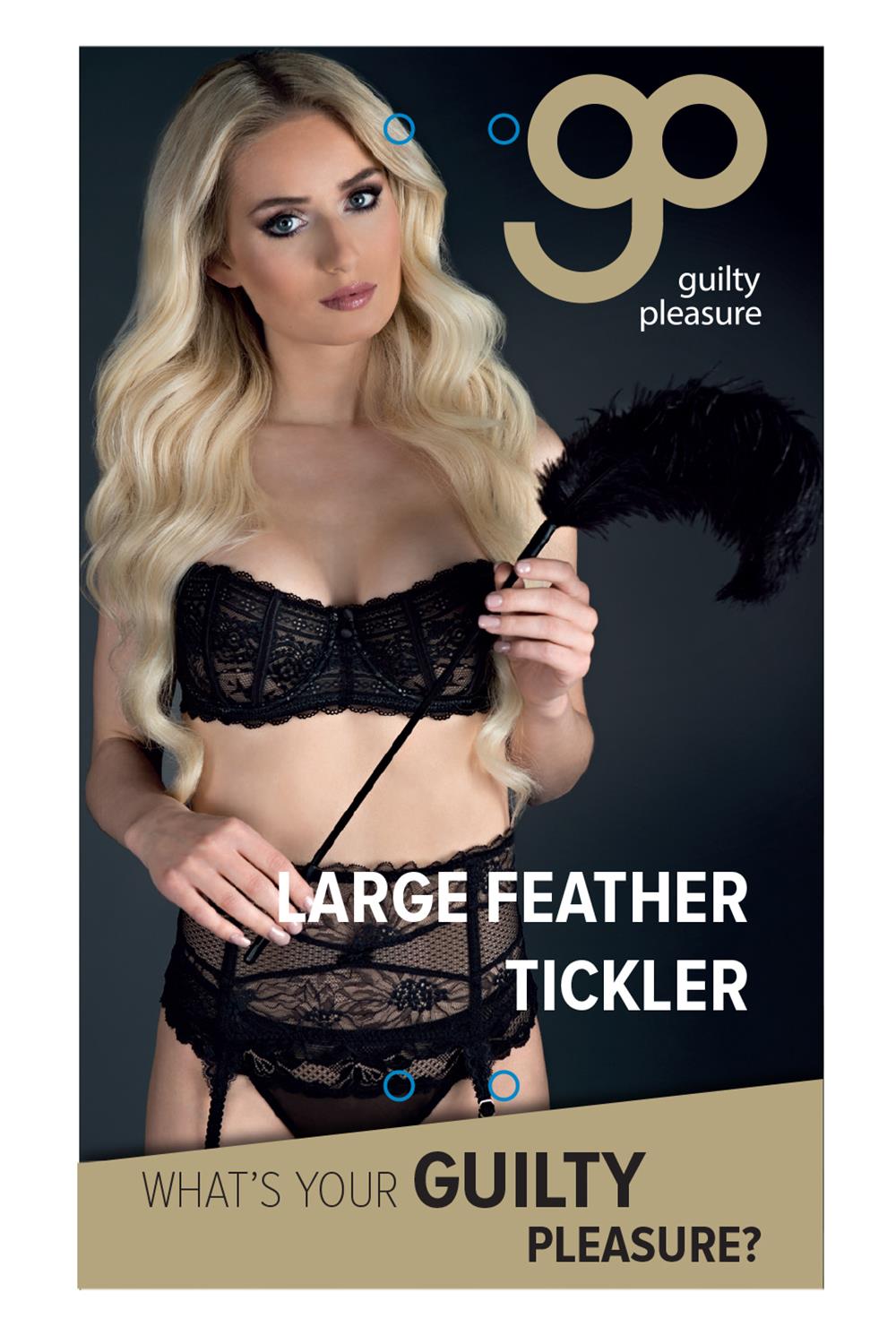 GP LARGE FEATHER TICKLER BLACK