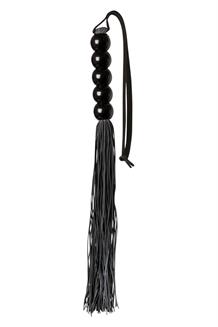 Silicone Flogger Whip Black