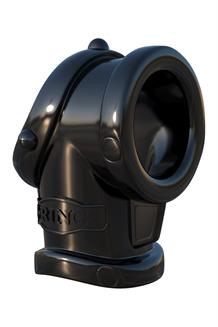 Cock Pipe With Ball-Stretcher Black