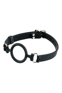 Silicone O-Ring Gag Black