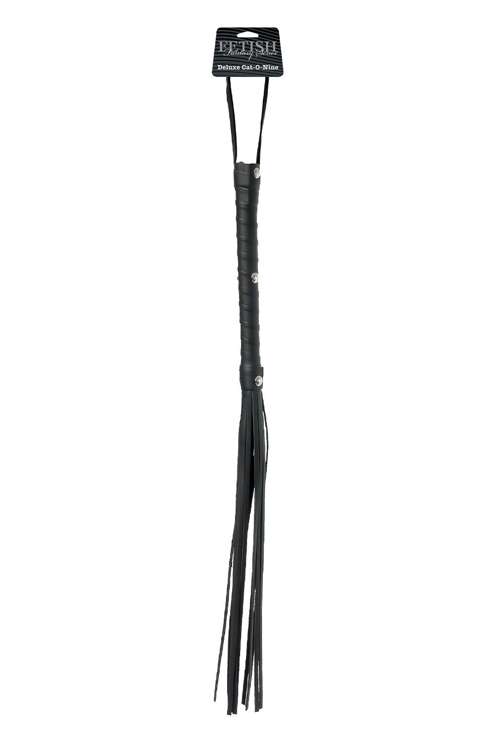 FETISH FANTASY SERIES LIMITED EDITION DELUXE CAT O' NINE BLACK