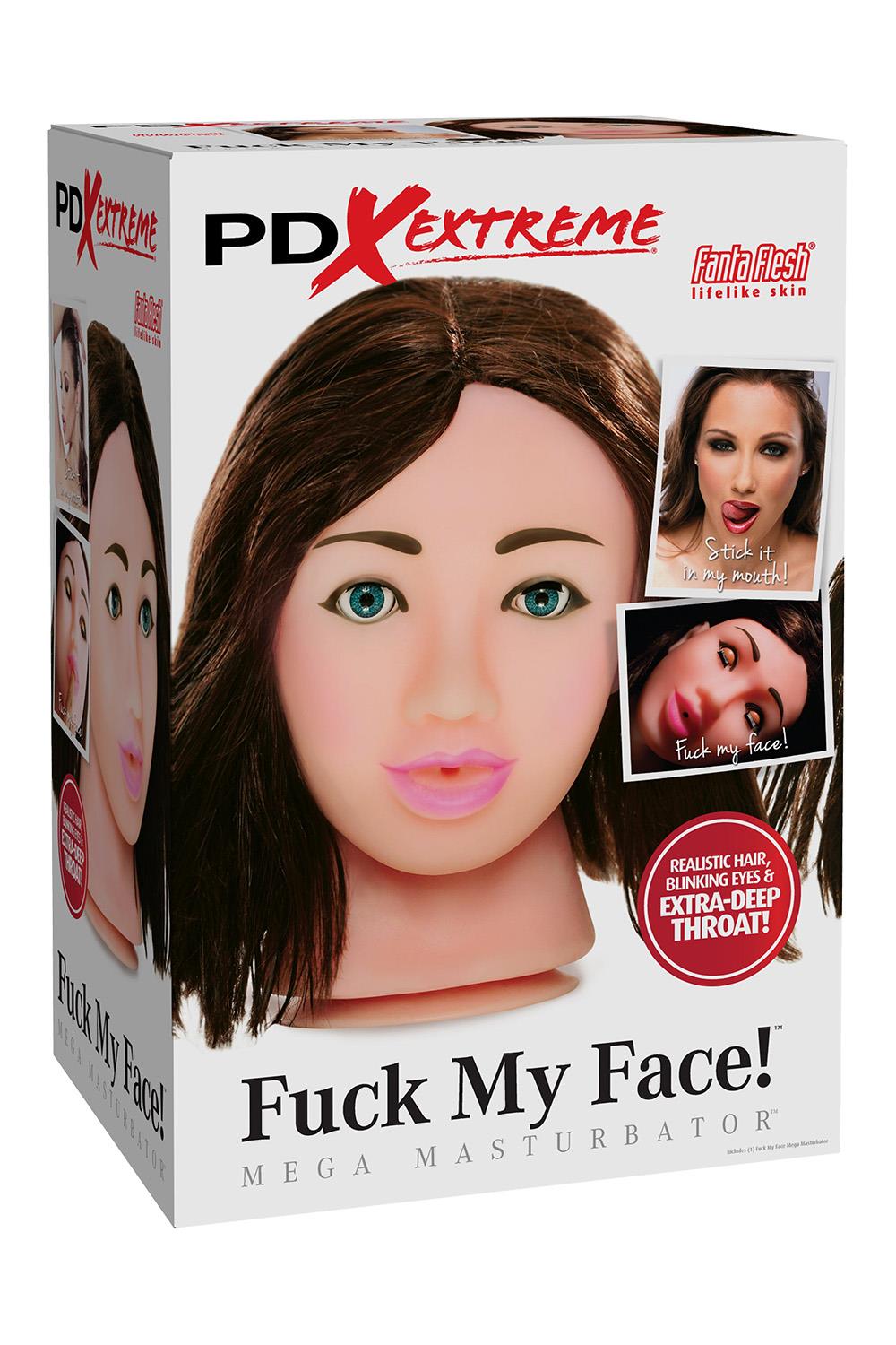 PDX EXTREME PIPEDREAM EXTREME TOYZ FUCK MY FACE MEGA MASTURBATOR - BRUNETTE LIGHT