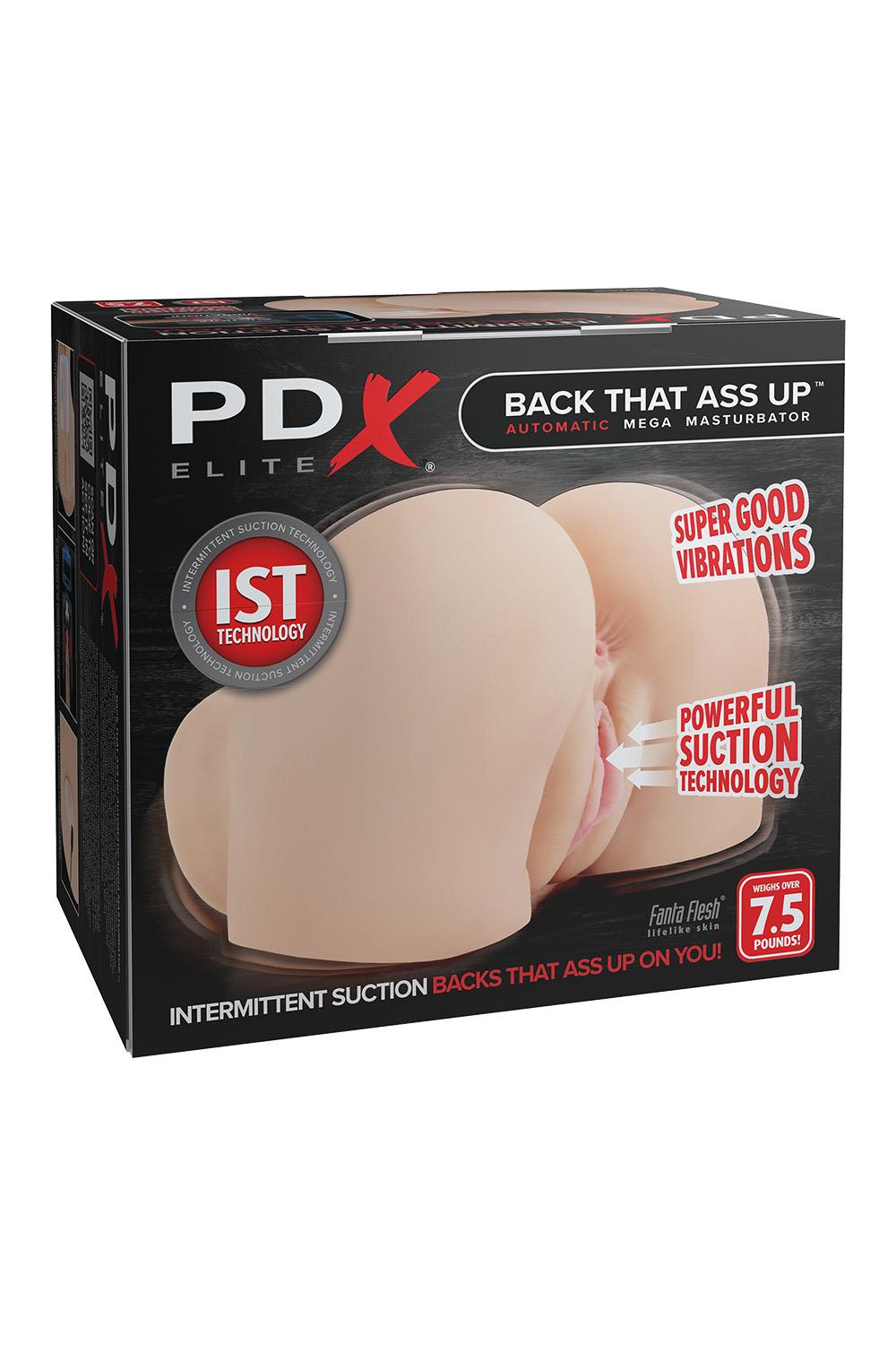 PDX ELITE BACK THAT ASS UP AUTOMATIC MEGA MASTURBATOR - LIGHT
