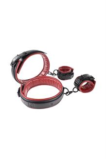 Thigh And Wrist Cuf Set Black