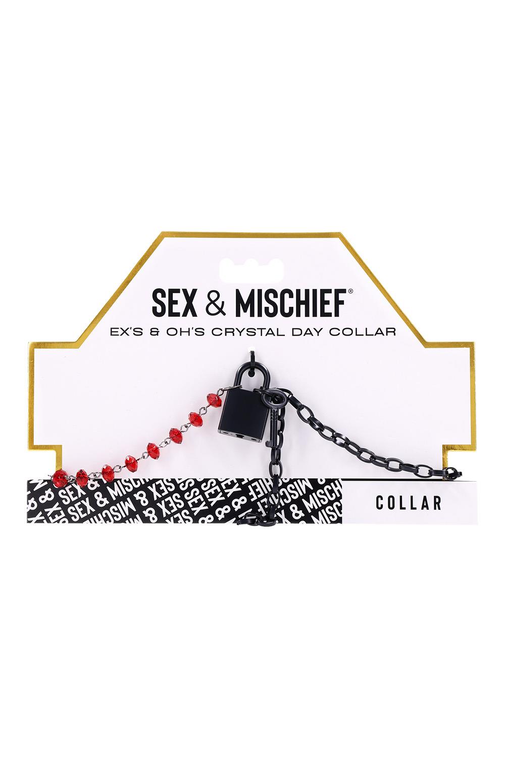 SPORTSHEETS EX'S AND OH'S CRYSTAL DAY COLLAR