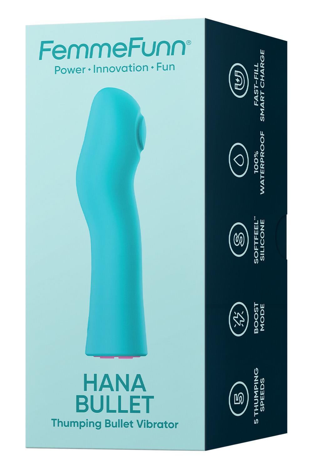 Hana Thumping Bullet Turquoise