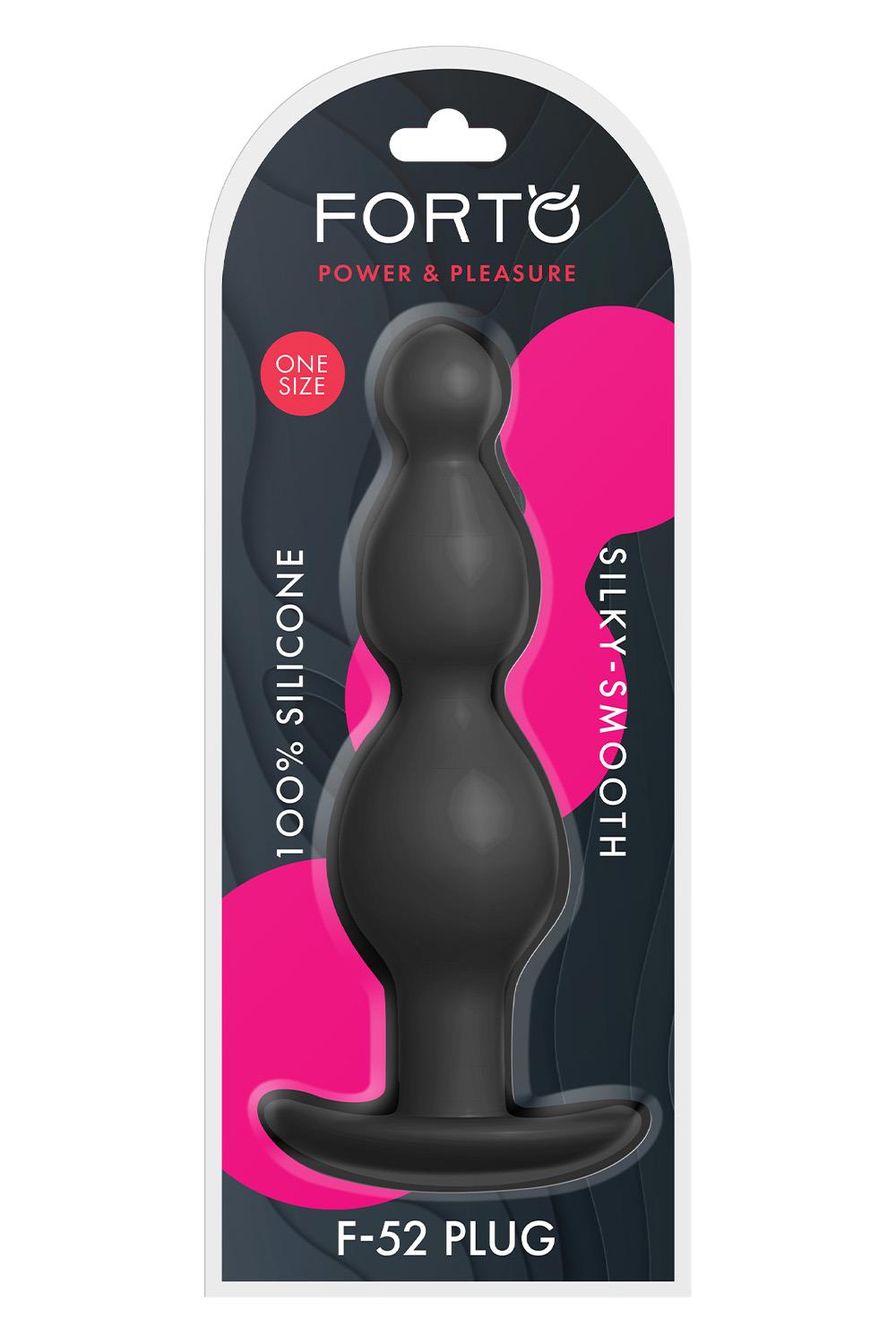FORTO F-52 CONE BEADS BLACK