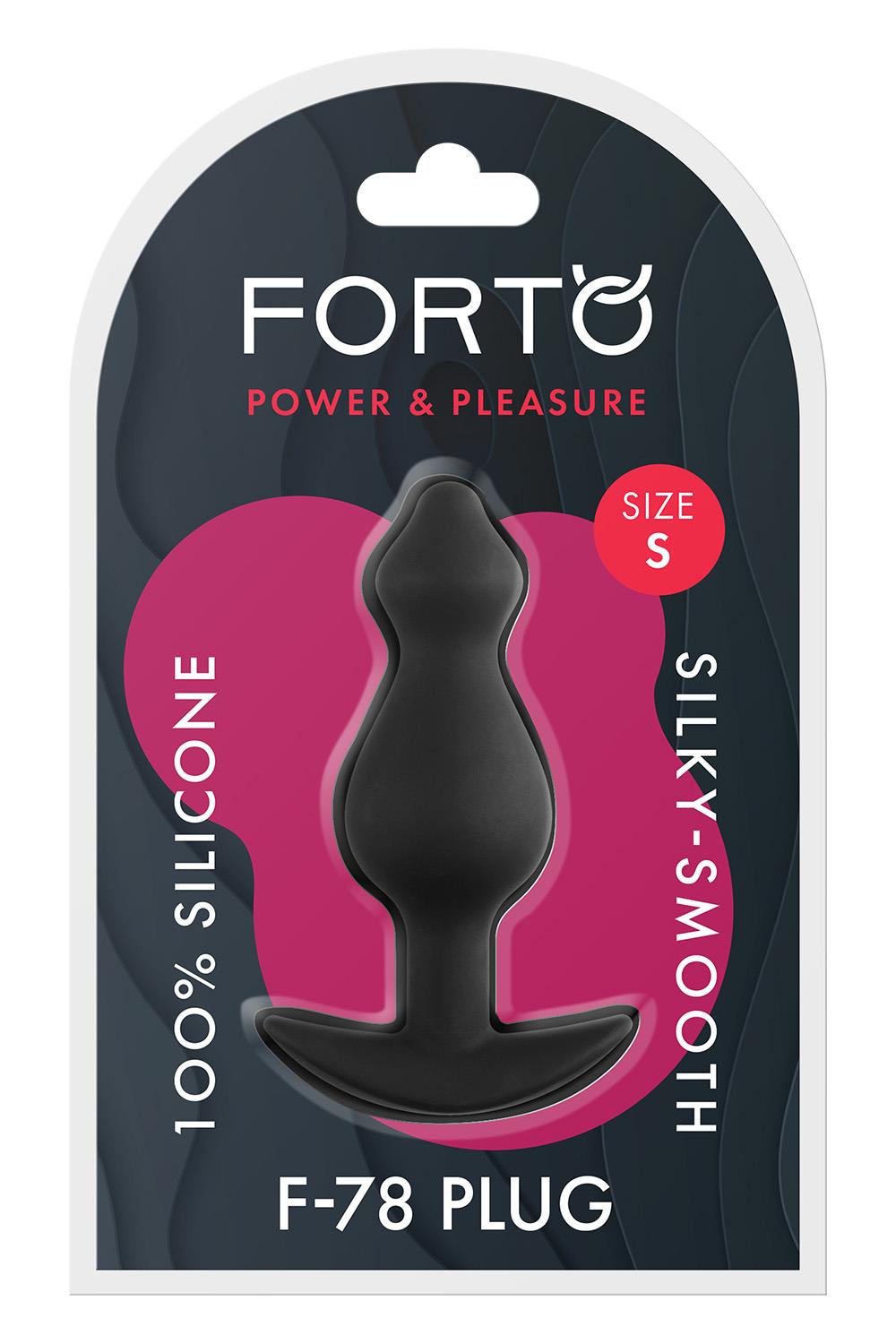 FORTO F-78 POINTEE PLUG SMALL BLACK