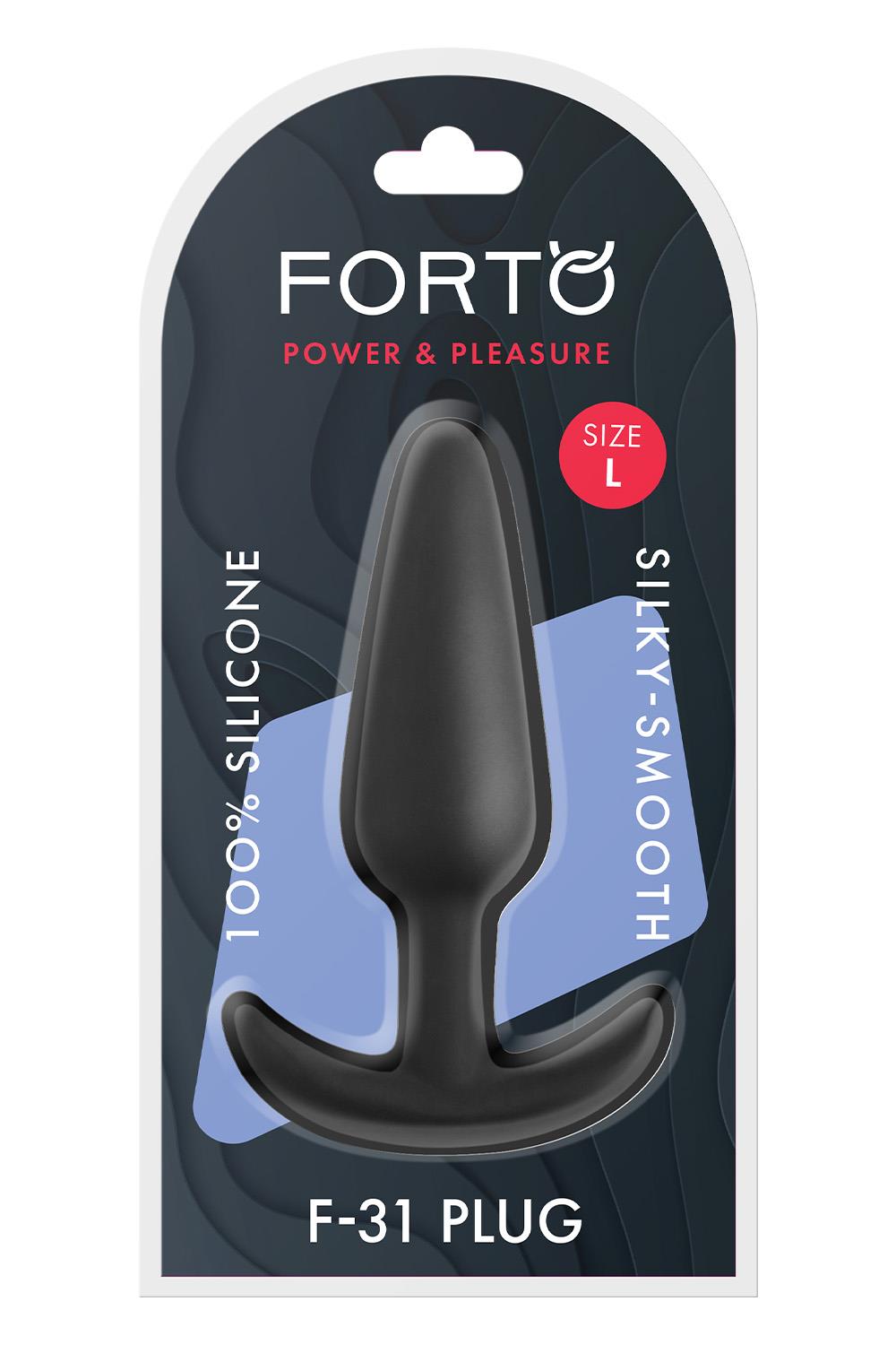 FORTO F-31 PLUG LARGE BLACK