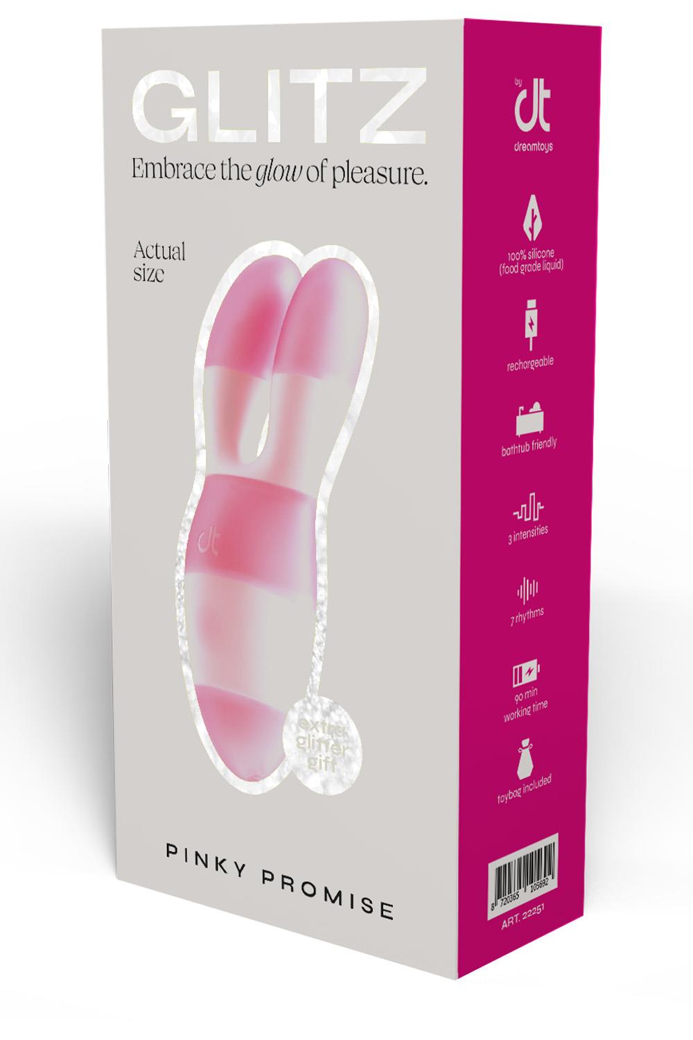 TESTER GLITZ PINKY PROMISE TRAVEL STIMULATOR